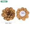 Unique Bargains Alloy Satin Fabric Big Flower Dainty Brooch Pin 1 Pc - 3 of 4