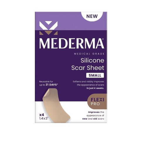 NUVADERMIS Silicone Scar Sheets, Tape, Strips - USA Tested - Healing Keloid