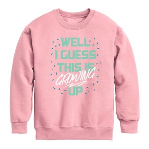 Boys' - Instant Message - Kids Crew Fleece Graphic Long Sleeve Fleece Sweatshirt - 1 of 4