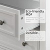 Nasitip 5 Drawers Dresser for Bedroom, 48'' Tall Wood Chest of Drawers Dresser with Large Storage Organizer for Living Room, Closets, Hallway - 4 of 4