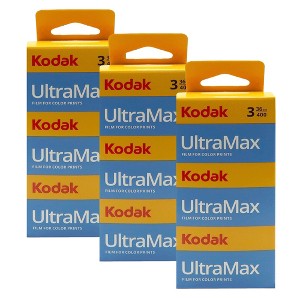3x Kodak UltraMa Unit 400 Color Negative Film (35mm, 36 Exposures) - 3 films per pack - 3 Units - 1 of 4