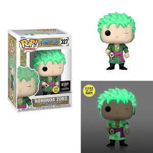 Funko POP! One Piece - Roronoa Zoro (Glow in the Dark) Vinyl Figure #327 Kody Trading Exclusive - 1 of 3