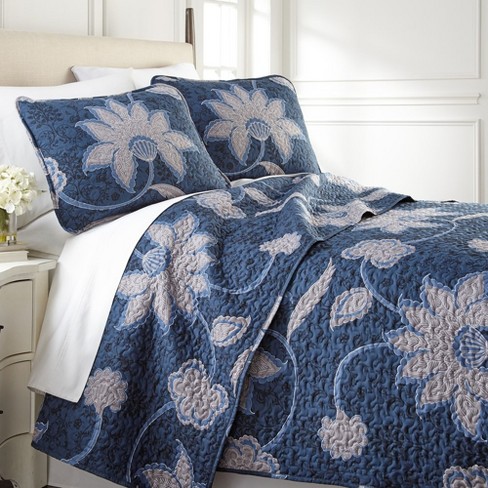 Grand Floral Quilt Set - image 1 of 3