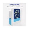 Avery Heavy-Duty View Binder with DuraHinge and Locking One Touch EZD Rings, 3 Rings, 4" Capacity, 11 x 8.5, White - 3 of 4