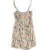 Hippie Rose Womens Floral Print Smocked Tank Dress, Yellow, X-Large - 2 of 2