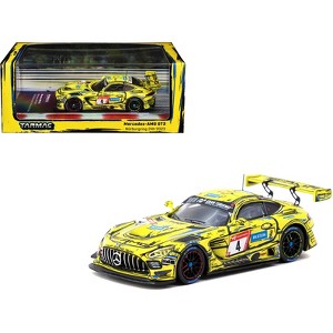 Mercedes-AMG GT3 #4 3rd Place "24 Hours of Nurburgring" (2023) "Hobby64" Series 1/64 Diecast Model by Tarmac Works - 1 of 4