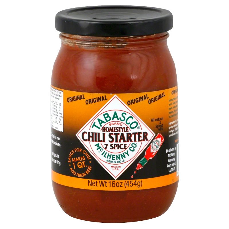 Tabasco Original Homestyle 7 Spicy Chili Starter 16oz, 1 of 4