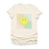 Simply Sage Market Four Square Smiley Face Short Sleeve Tee - 2 of 4