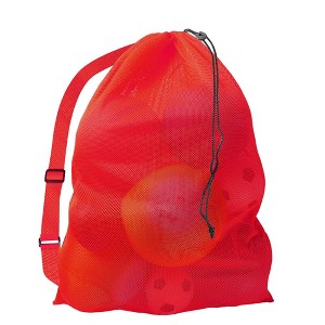 GSE 30"x40" Extra Large Mesh Sports Ball Equipment Drawstring Bag with Adjustable Shoulder Strap for Soccer, Basketball, Volleyball, Gym - 1 of 4