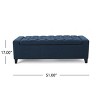 OUTSUPPLY Tufted Storage Ottoman, Hidden Storage, Multi-Use Footrest & Seat, Easy Assembly, Stylish Home Decor - 2 of 4