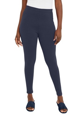 Jessica London Women's Plus Size Everyday Stretch Cotton Legging