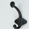 VIP Metal 3.5 in. Black Double Wall Hook - 2 of 4