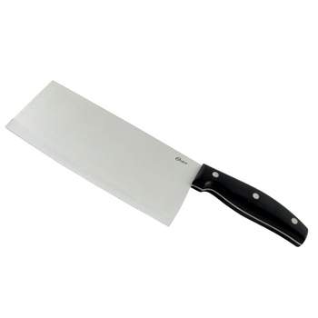 Buy KITCHEN KNIFE CHOPPER BONE CLEVER 8 D2 K110 STABILIZED BLACK