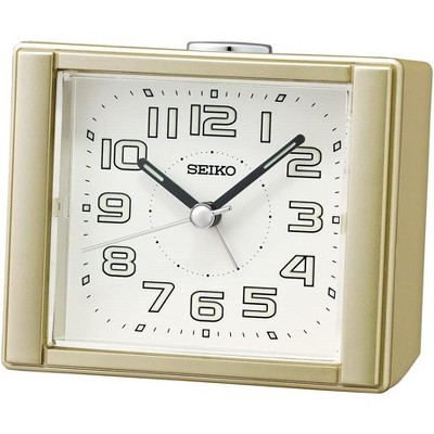 Seiko  Aoki Beep Alarm Clock - Gold