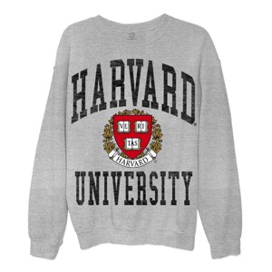 Men's Harvard Crewneck Sweatshirt - Heathered Gray - 1 of 2