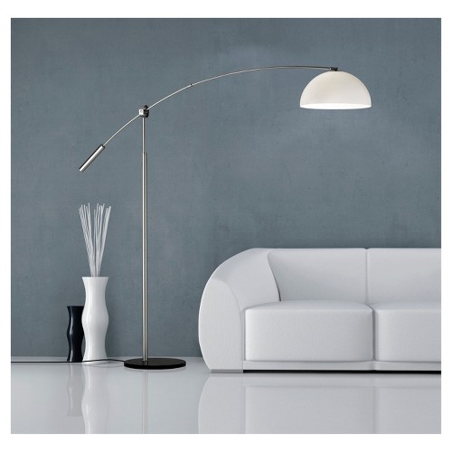 Adesso Outreach Arc Lamp - Silver (Lamp Only)