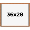 PosterPalooza | Classic Brown Picture Frame - UV Acrylic, Backing Board, Hanging Hardware Included - 2 of 4