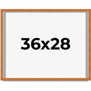 PosterPalooza | Modernist Brown Picture Frame - UV Acrylic, Backing Board, Hanging Hardware Included - 1 of 4