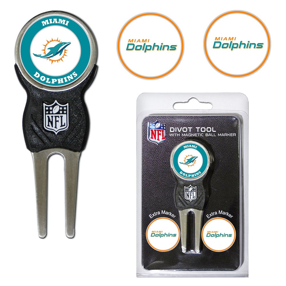 UPC 637556315458 product image for Miami Dolphins NFL Team Golf Divot Tool Pack with Signature Tool | upcitemdb.com