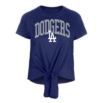 MLB Los Angeles Dodgers Women's Front Knot T-Shirt