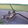 Yard Tuff YTF-48LSR Landscape Lawn Garden Rake Attachment w/ Heat Treated Tines & Pin Hitch for UTVs, ATVs, & Utility Tractor, Black - 2 of 4