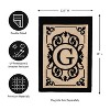 Evergreen Flag Cambridge Chic Letter G Monogram Applique Garden Flag - 12.5" Wide x 18" High - 2 of 4