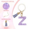 Unique Bargains Resin Lightweight Decorative Sparkling Purple Sequins Tumbler Cup Charm - 3 of 4