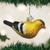 Old World Christmas 2.25 In American Goldfinch. Ornament Bird Symbol Happiness Tree Ornaments - 3 of 3