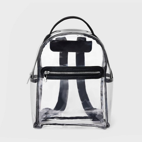 Tiny shop clear backpack