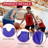 Unique Bargains Team Sports Reversible Numbered Soccer Training Vest 6 Pcs - 3 of 4