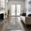 LIVN CO. Boho Distressed Medallion Woven Area Rug, Cream/Grey - 2 of 4