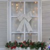 Northlight Tinsel 4-Loop Bow Christmas Decoration - 17" - Silver - 2 of 3