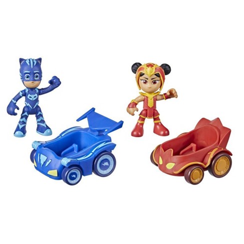 PJ Masks Light Up Hero and Villian 2-Pack Figure Set - Catboy vs. Romeo 