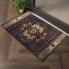 Brown Southwest Area Rug 2'7" x 7'3" ¨C Rustic Lodge-Style Runner Carpet for Hallway, Entryway, or Cabin D¨¦cor - Nertpow - 2 of 4