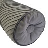 7"x18" Chelsea Velvet Neckroll Oblong Throw Pillow - Edie@Home - 3 of 3