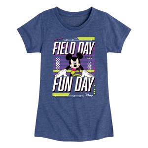 Girls' - Disney - Field Day Fun Day Fitted Short Sleeve Graphic T-Shirt - 1 of 4