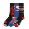 Stranger Things Glow In The Dark, Hellfire Club and Squawk Mens Athletic Crew Socks 3 Pack - 3 of 4
