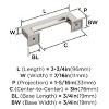 Amerock Lintel Pull for Cabinets, Drawers, and Furniture - 4 of 4