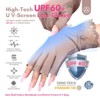 Saviland Pro Max-UV Shield Gloves - 2pr UPF60+ Surgical Lace Gloves for LED/Lamp Defense & Dermal Repair. (Size: 2pr) - 3 of 4