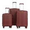MAYEERTY 3-Piece Luggage Set (20"/24"/28") - PP Spinner Wheels, Carry-On, Matching Color, Combination Lock - 2 of 4