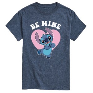 Men's - Lilo and Stitch - Be Mine Short Sleeve Graphic T-Shirt - 1 of 4