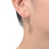 Guili Dazzling Glow 14K Gold Plated Cubic Zirconia Drop Earrings, a Perfect Blend of Sophisticated Elegance and Modern Luxury to Elevate Any Look - 4 of 4