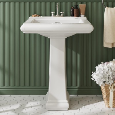 Bathroom Pedestal Sinks,Rectangular Pedestal Sink