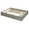 NicBex Full/Queen Antique Wood Bed Frame with 6 Storage Drawers,Modern Platform Bed for Bedroom,No Box Spring Needed - 4 of 4