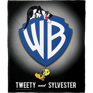 Warner Bros. WB 100 Looney Duo Silk Touch Throw Blanket 50x60 Inches - 1 of 4