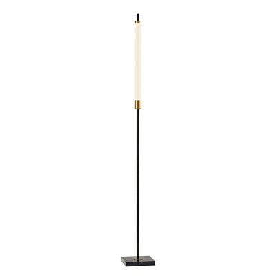 72" 3-way Piper Floor Lamp (Includes LED Light Bulb) Black - Adesso