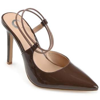 Journee Collection Womens Gracelle Pull On High Stiletto Pointed Toe Pumps