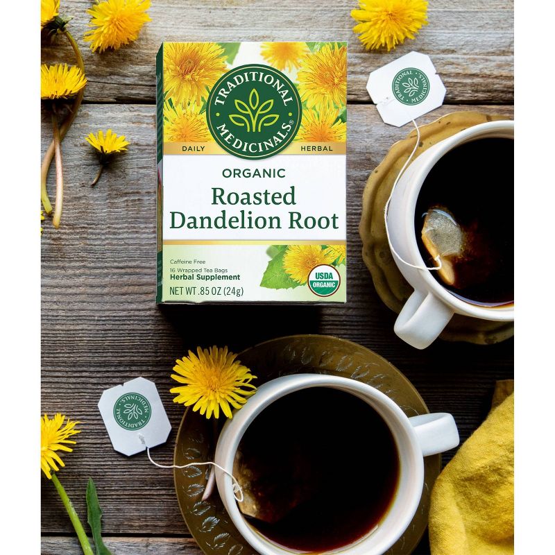 Traditional Medicinals Organic Dandelion Herbal Tea - 16ct, 6 of 11