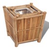 vidaXL Raised Bed Set 3 Pieces Bamboo with Nylon Lining - 3 of 4