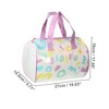 Unique Bargains Cylinder Cosmetic Bag Purple 1 Pc - 2 of 4